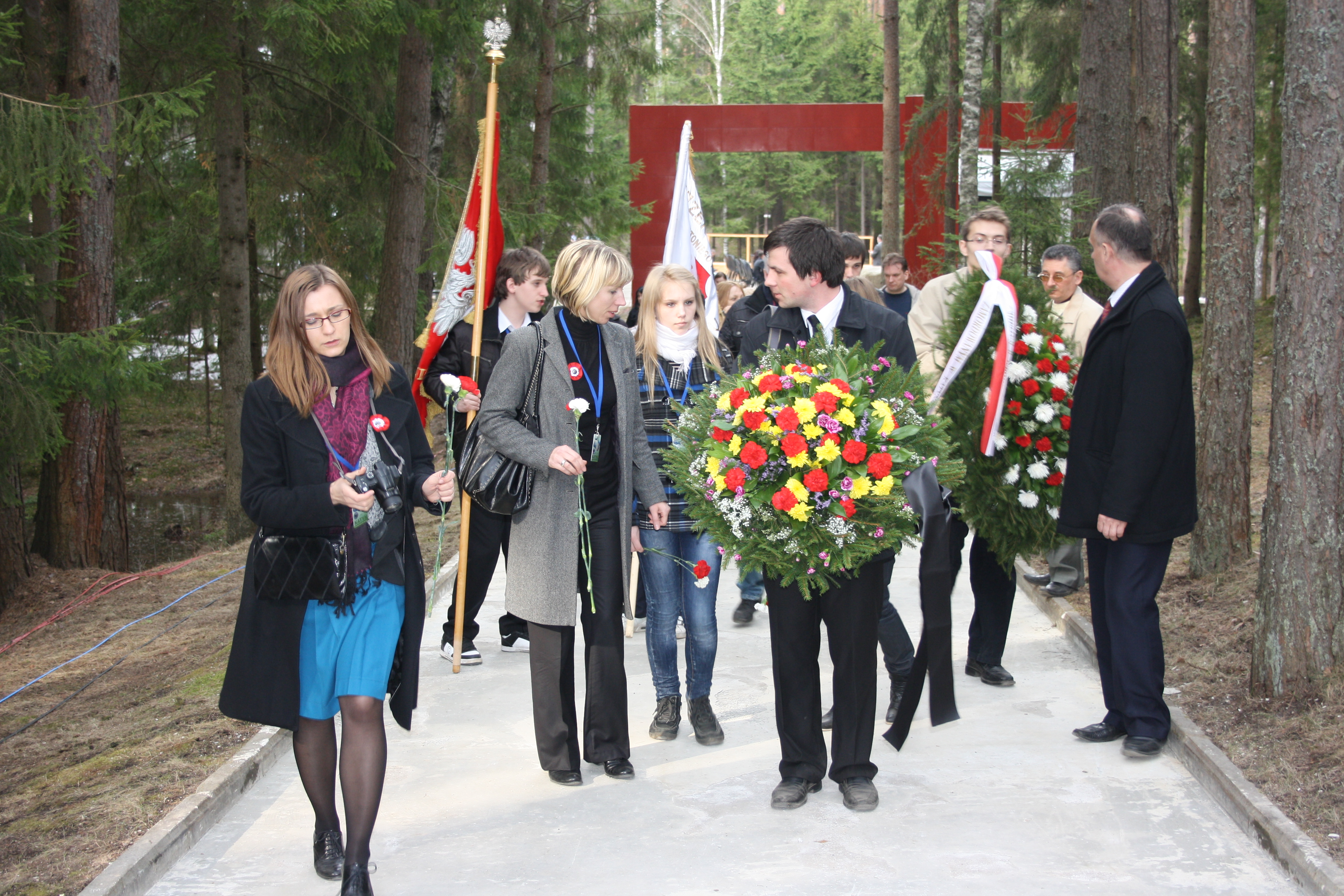 Анна Дембовска в Катыни