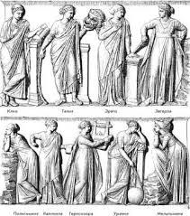 Девять муз древней Греции