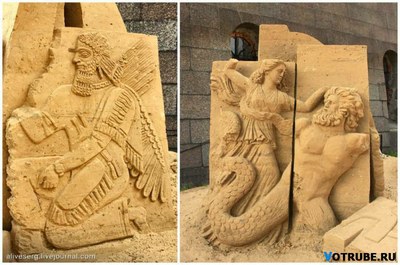 Песчаные скульптуры в СПб