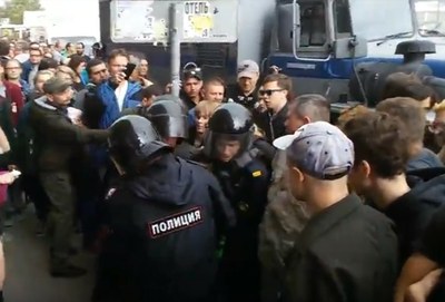 В Петербурге более 500 задержанных