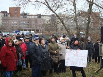 Жители улицы Новикова против уплотнительной застройки