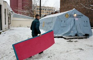 В Петербурге переполнены пункты обогрева для бездомных