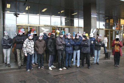 Заячий забег в петербургском метрополитене